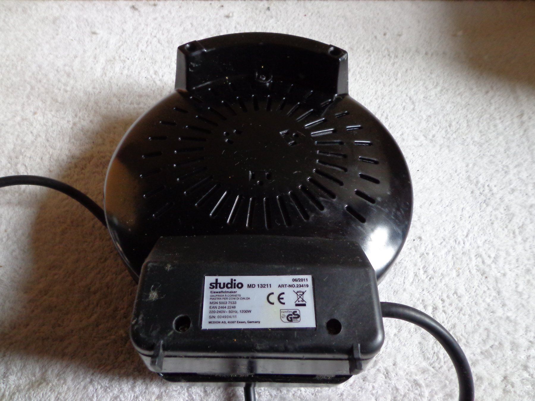 Appareils de cuisine: Eiswaffelmaker Studio MD13211 – D'occasion à Ligornetto par Faffarel 5