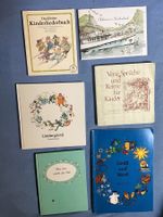 6 Kinderbücher: Liederbücher, Verse, Sprüche, Reime usw.