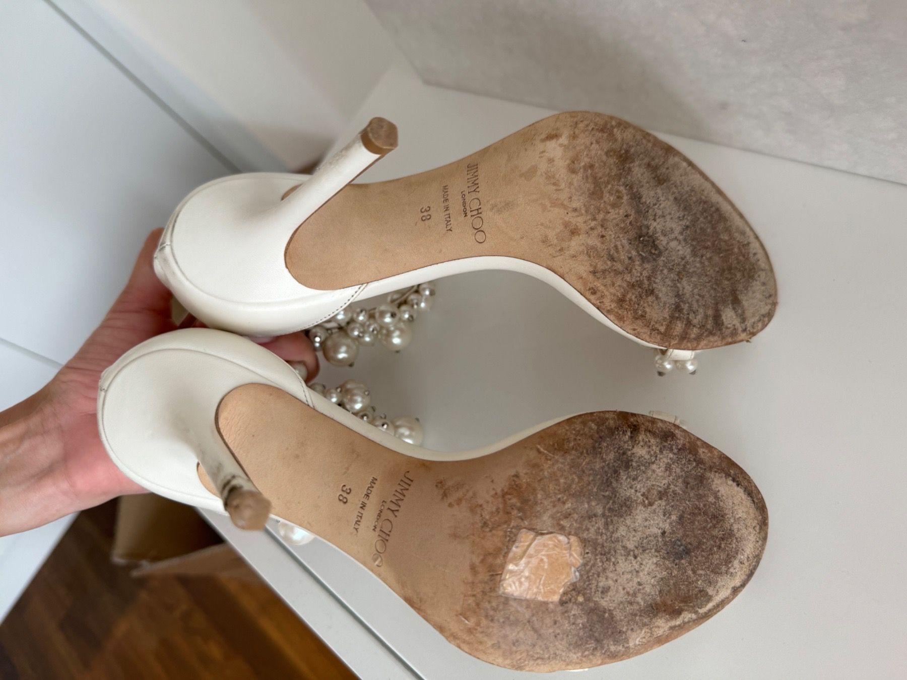 Jimmy Choo Damenschuhe: Jimmy Choo Sandaletten Gr. 38 – Gebraucht aus Riehen von dubravkaV 3