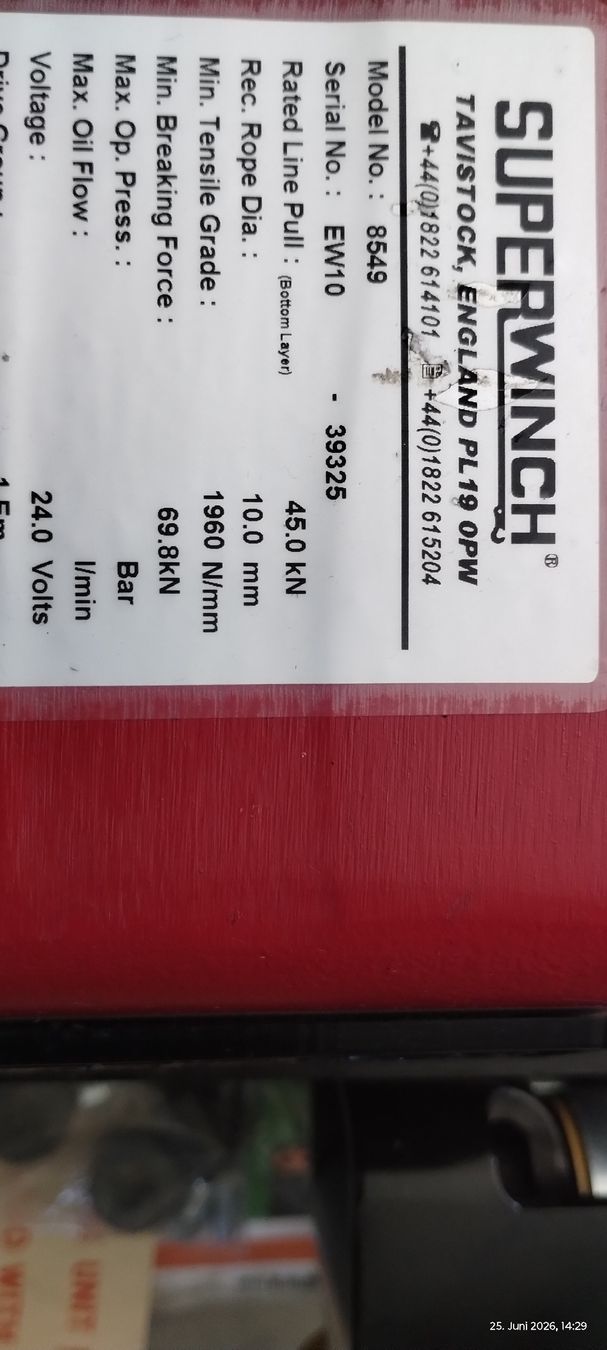 Altro per stoccaggio & trasporto: SUPERWINCH HUSKY 10 Seilwinde 24V, nru – Nuovo (secondo la descrizione) da Wil ZH venduto da deurchig 6