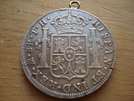 (N5) 8 reales 1807- Charles IV Mexico