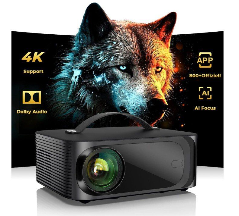 Proiettori: Beamer 4K ONO3 Pro Spiegeln vom Handy oder über HDMI – Usato da Oftringen venduto da ste_mp2b 1