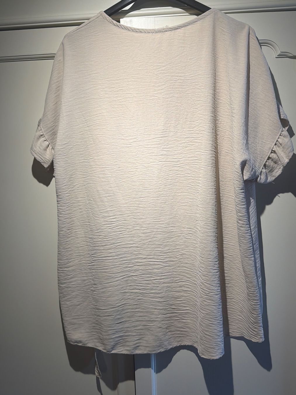 Camicette: DAMEN KURZARM BLUSE-BEIGE – Nuovo e nell'imballaggio originale da Meienried venduto da ManuelaBoutique 4