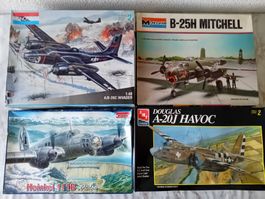SET Diverse Flugzeugen Modellen im 1/48 und 1/72