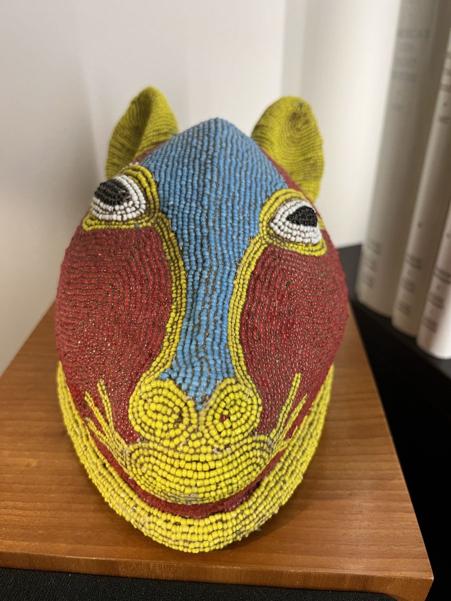 Alle Dekorationen: African beaded animal head – Gebraucht aus Lausanne von NYC67