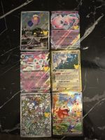 Lot de 6 cartes Pokémon 