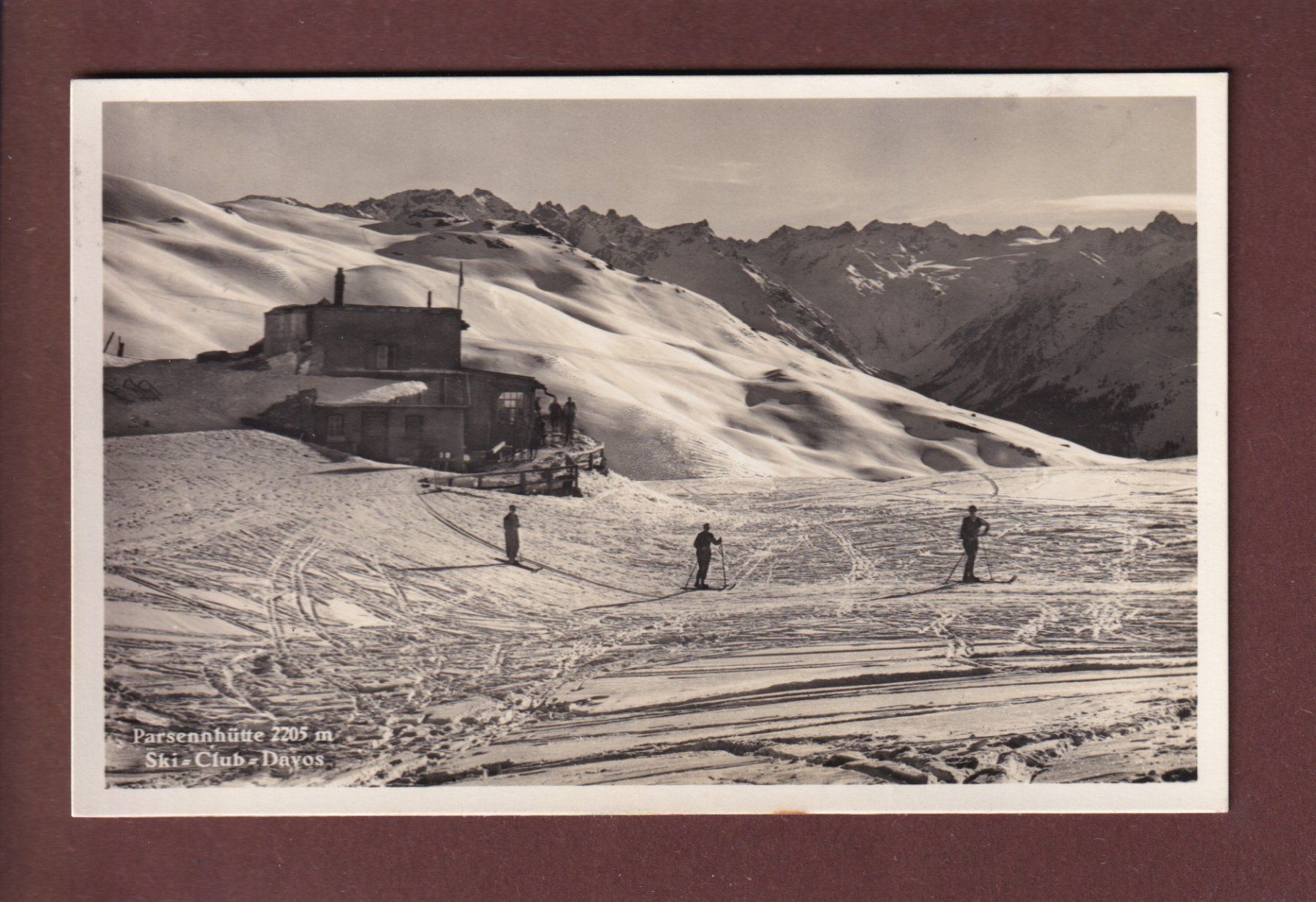 Cartoline postali: DAVOS - Parsennhütte - 1931 – Usato da Pully venduto da nicecards
