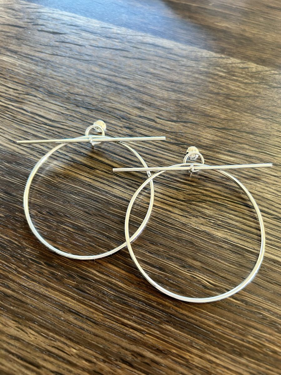 Hermès Orecchini pendenti & Orecchini a lobo: Boucles d’oreilles créoles Hermès Loop – Usato da Lully VD venduto da Garance040