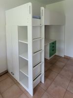 Lit mezzanine, bureau, armoire, matelas, chaise SMÅSTAD IKEA