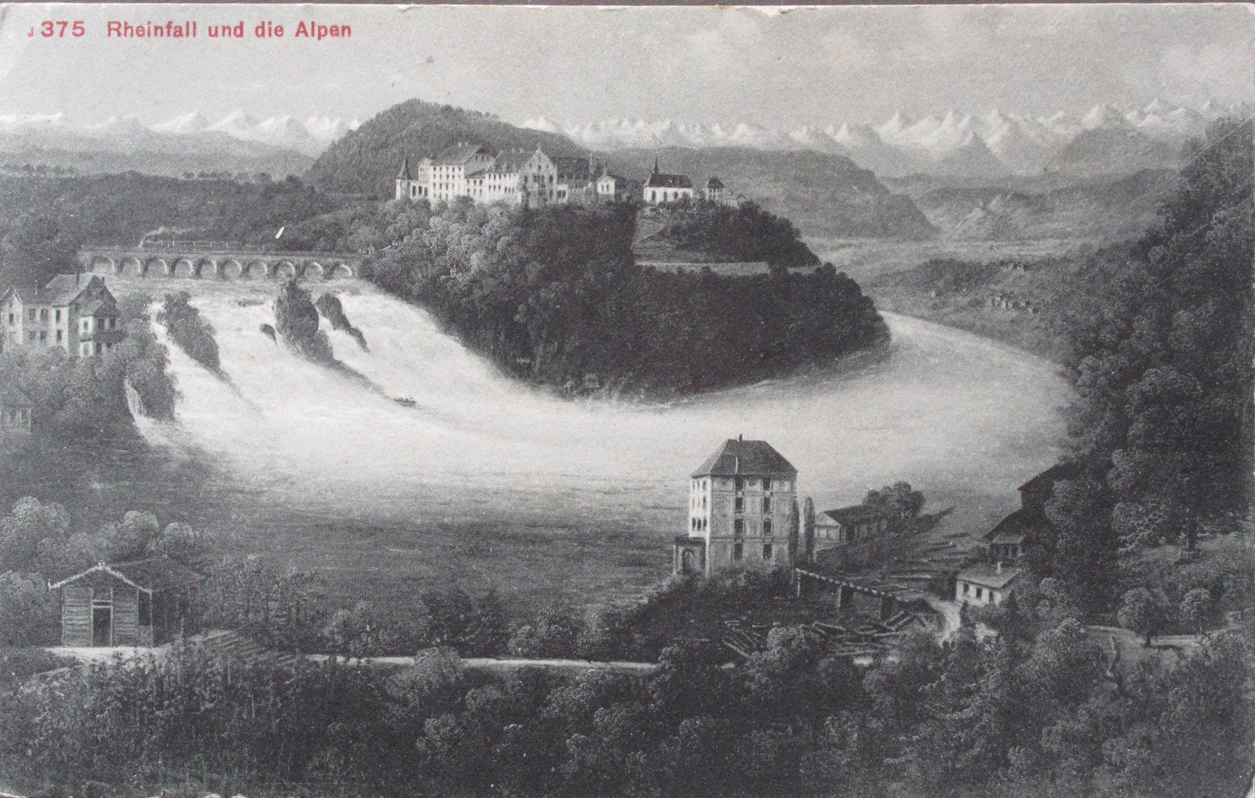 Ansichtskarten: Ansichtskarte Rheinfall – Gebraucht aus Kreuzlingen von maj_bj2y