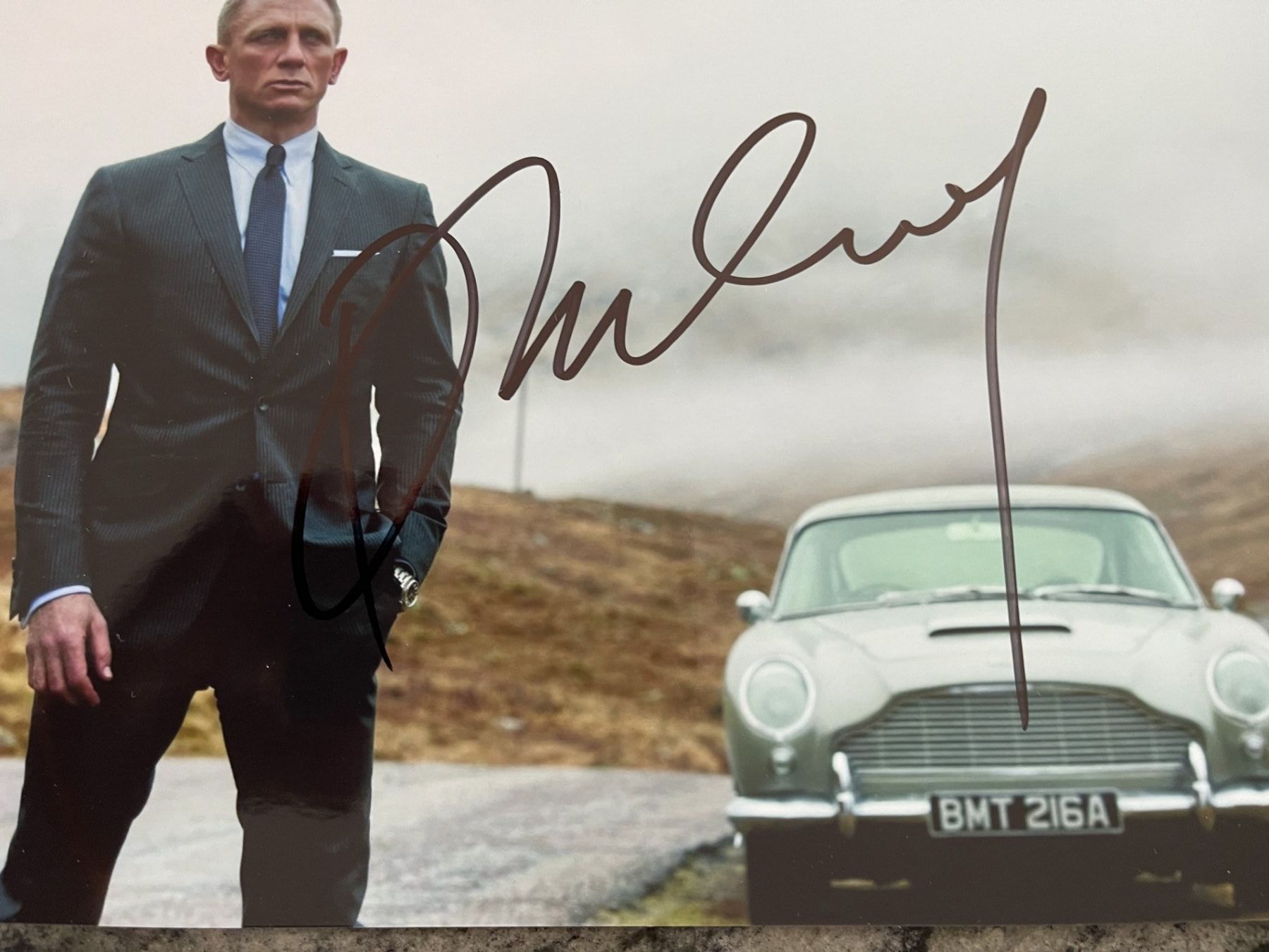Autografi: Bond DANIEL CRAIG / TOP AUTOGRAMM – Usato da Egg b. Zürich venduto da Dbunny