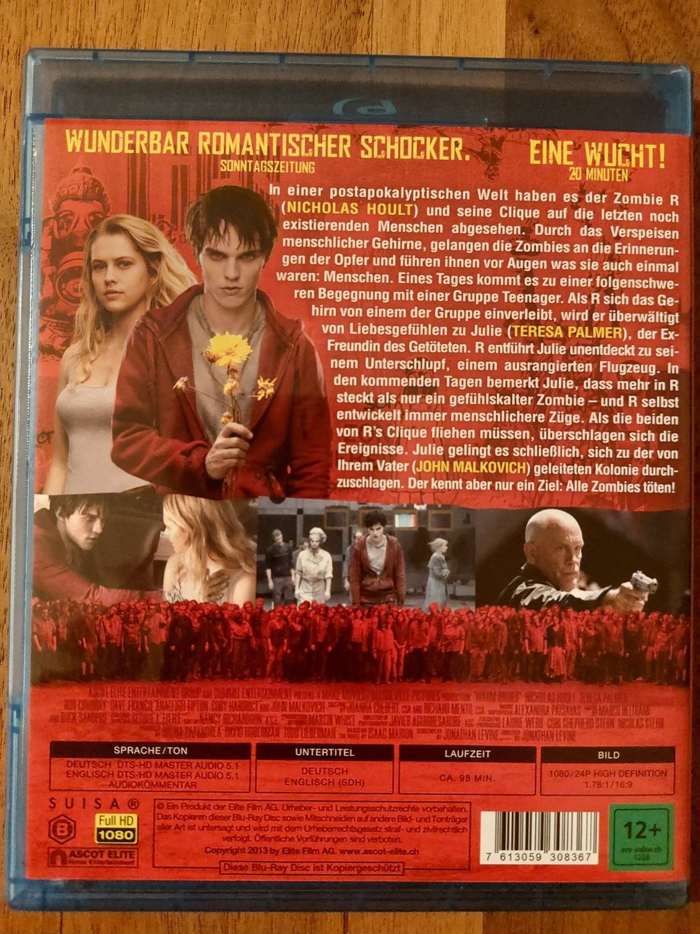 Alle DVDs: Blu Ray - Warm Bodies – Gebraucht aus Rheinfelden von FilmAuktion 1