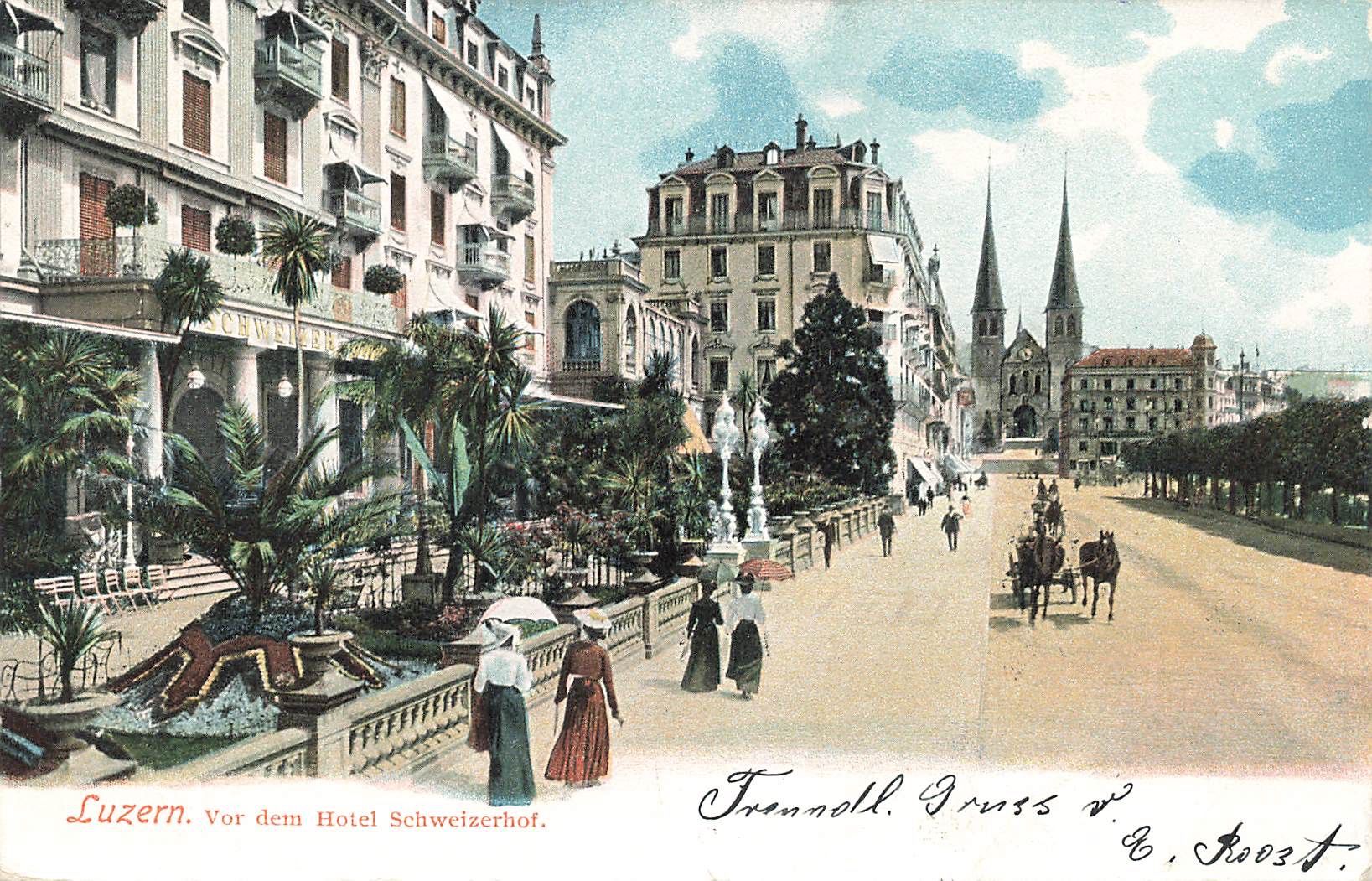 Cartoline postali: Luzern – Usato da Biasca venduto da Blenio71