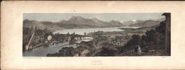 Luzern Panorama Tonlithographie
