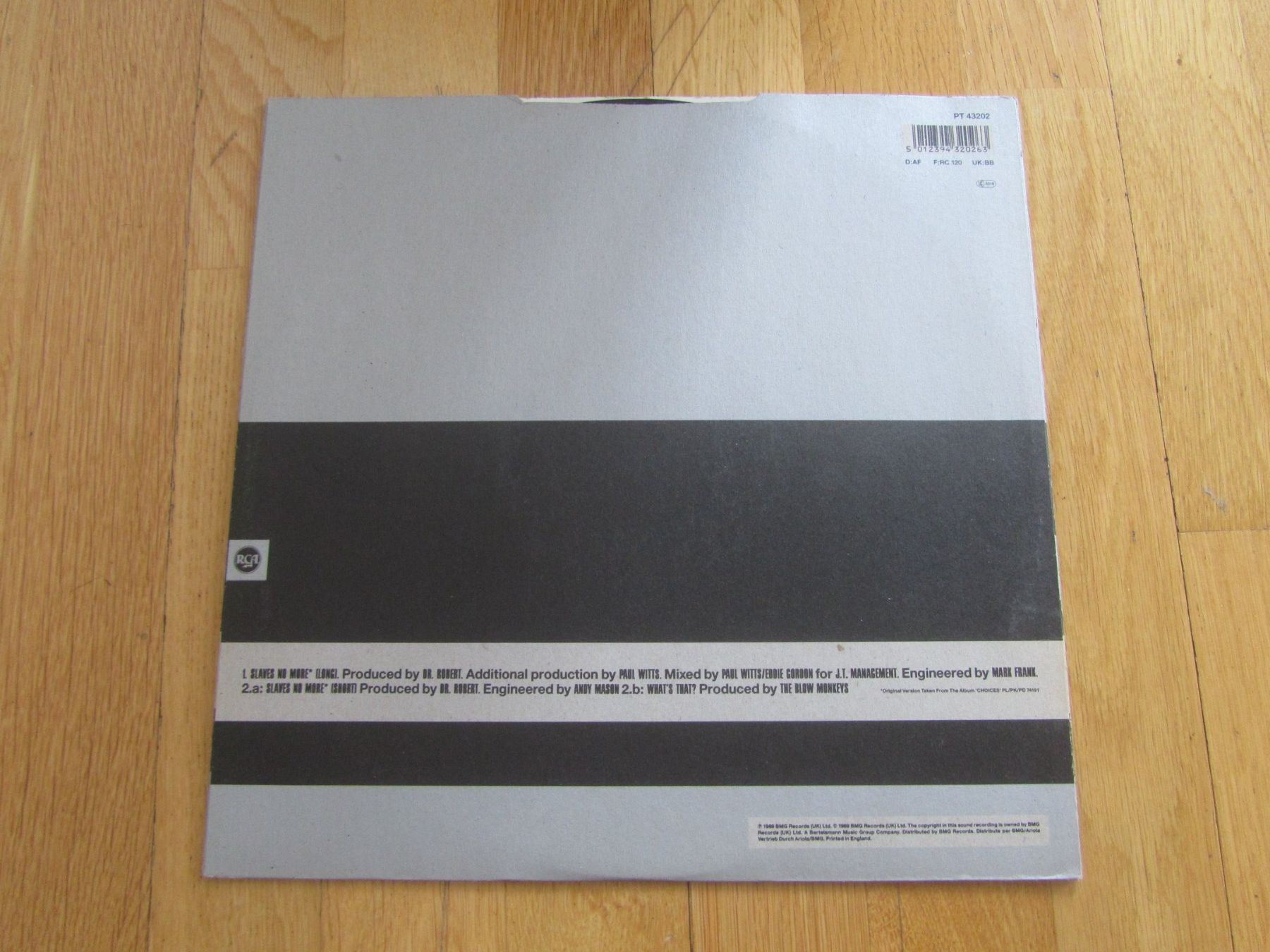 Vinyles: Blow Monkeys - Slaves No More – D'occasion à Seengen par mikelele 4