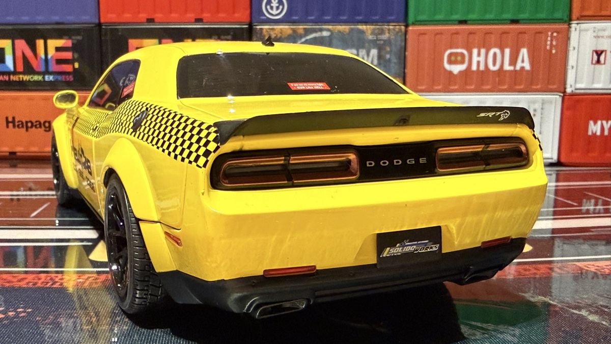 Dodge Modellini d'auto: Dodge Hellcab SRT Auto gelb guter Zustand – Nuovo (secondo la descrizione) da Basel venduto da Zomeg 2