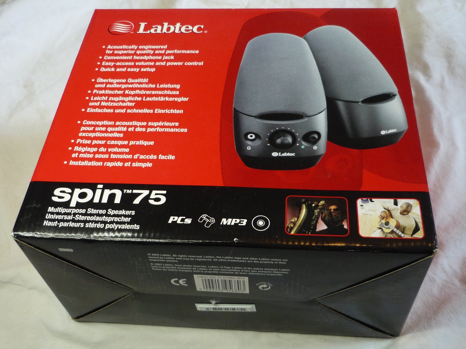 Haut-parleurs: Universal Stereo Lautsprecher Speakers - Labtec Spin 75 – Neuf avec emballage d'origine à Beringen par Flatretriever
