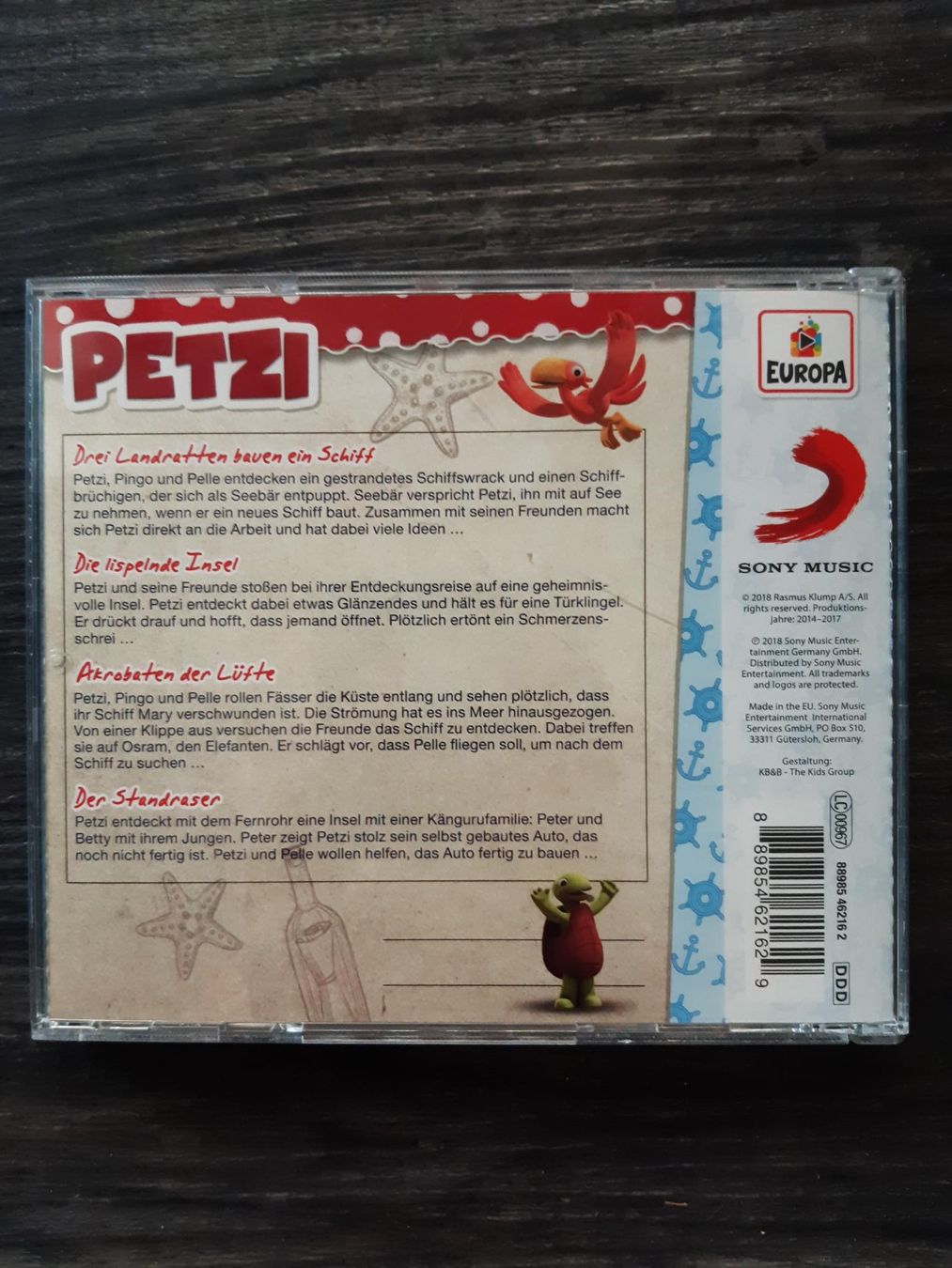 CD: CD "Petzi - Drei Landratten bauen ein Schiff" – Usato da Aadorf venduto da LamaQueen 1