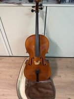 Violoncello con custodia, in buone condizioni