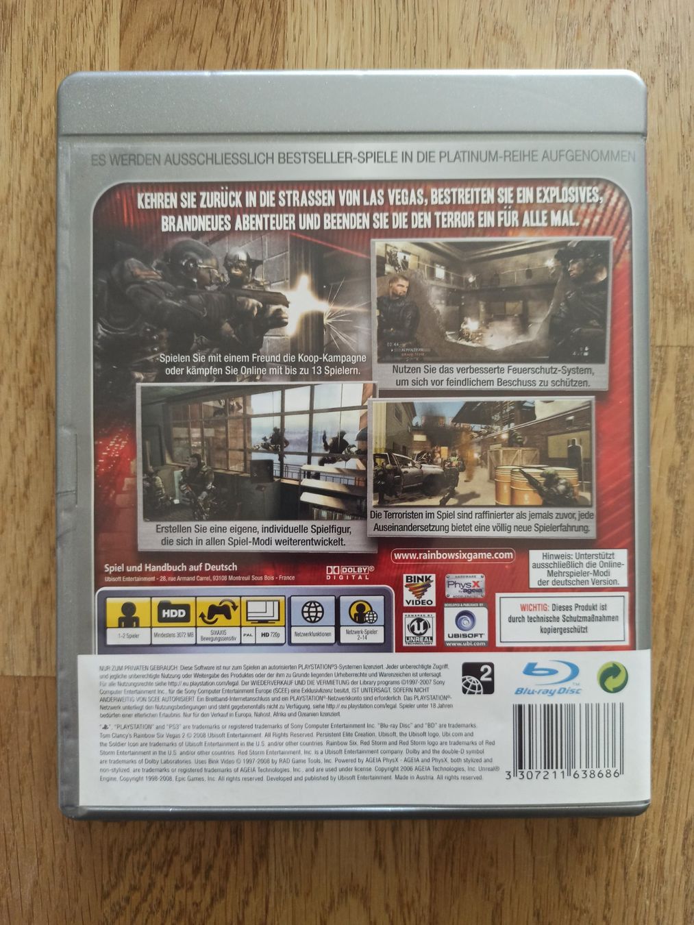 Giochi: Rainbow Six: Vegas 2 [Platinum] PS3 – Usato da Oberweningen venduto da mar_87mx 1