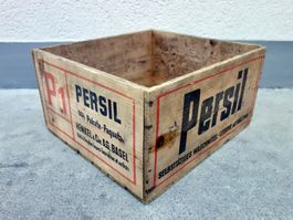 alte Holzkiste Kiste Seifenkiste PERSIL HENKEL & CIE BASEL