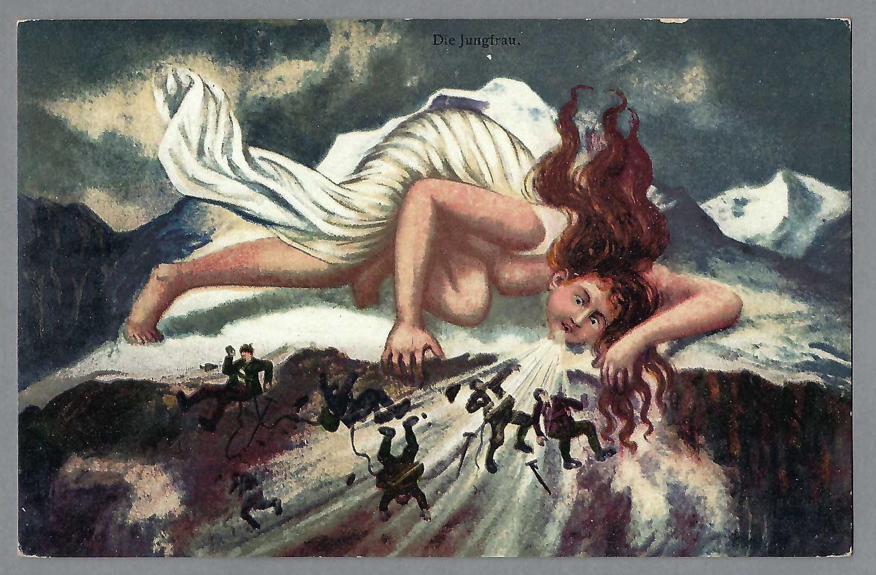 Cartoline postali: JUNGFRAU * – Usato da Pura venduto da ulisse1957