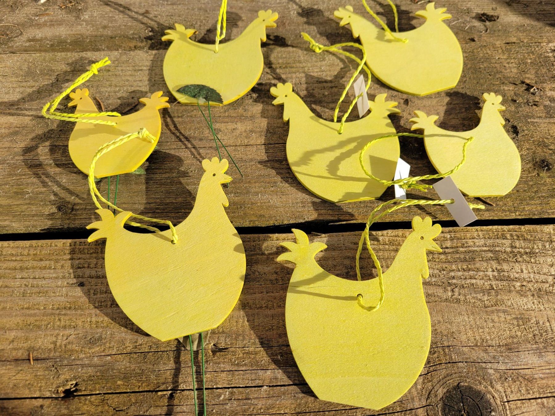 Tutte le decorazioni: 7er SET Deko Holzhühner – Usato da Nottwil venduto da echtMOMO 1
