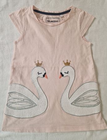 Bluezoo Shirt für Mädchen – Schwan-Design – Gr. 104 (3-4 J.)