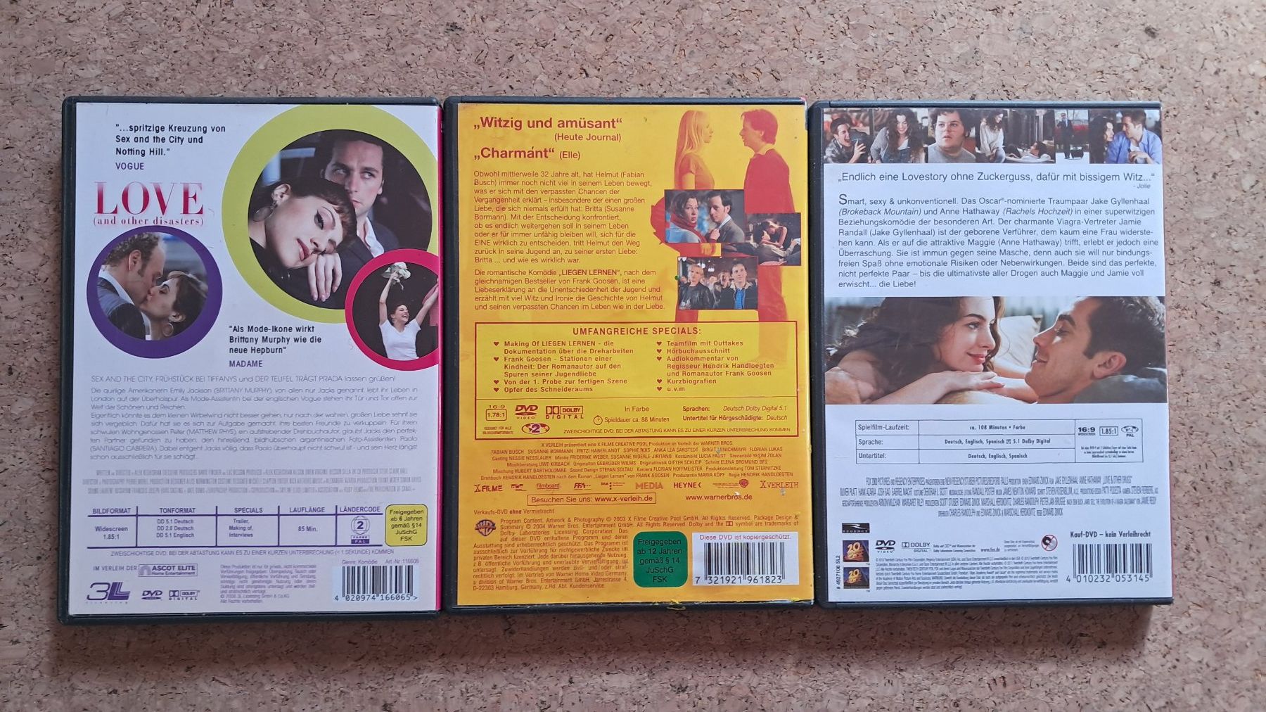 Tutti i DVDs: DVD´s Sammlung - 3 Stück Liebe etc. – Usato da Uerikon venduto da Jeanne04 1