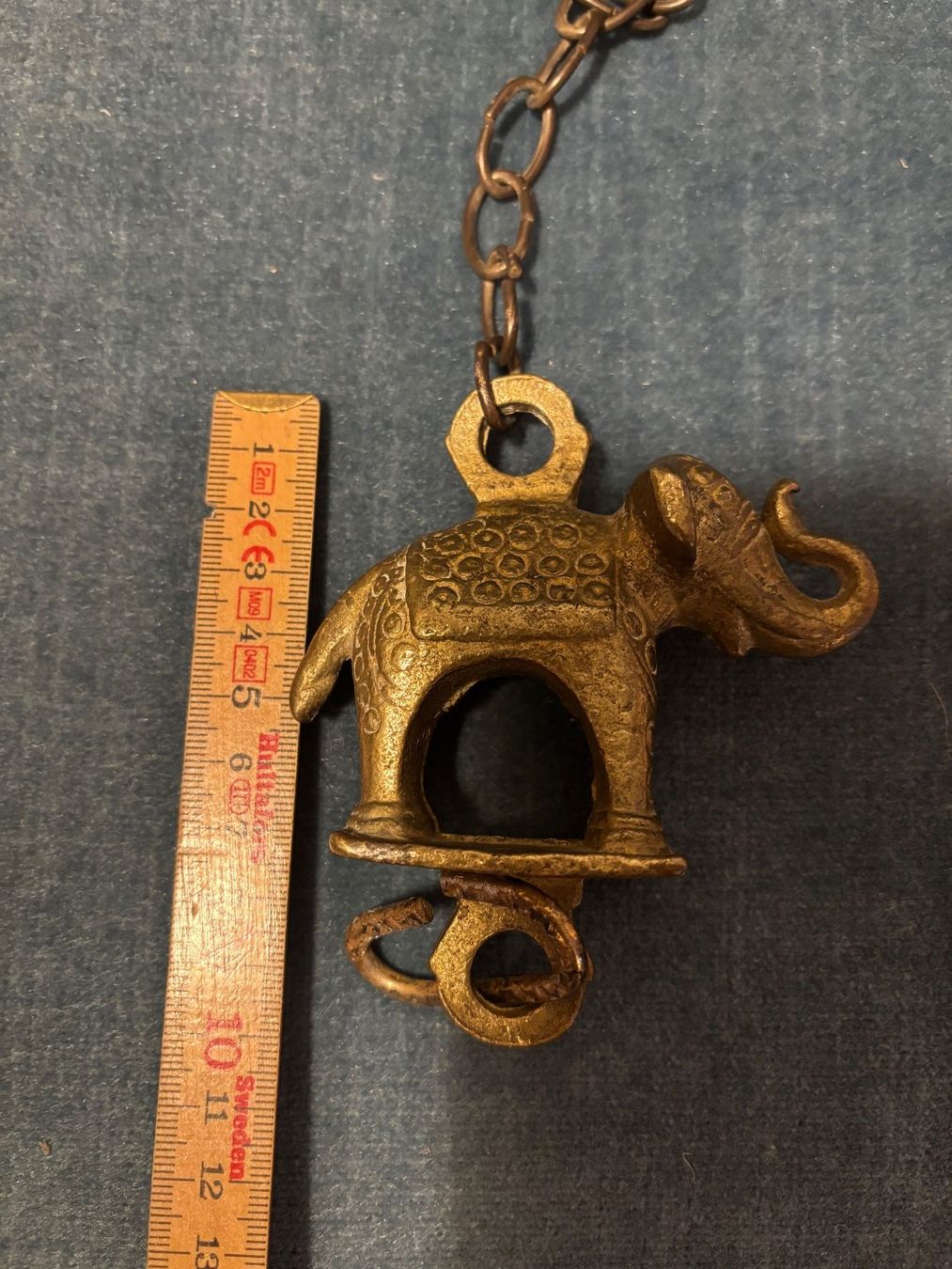 Figuren: Vintage Messing Elefant Anhänger, Hindu – Gebraucht aus Horgen von uge_pd5p 3