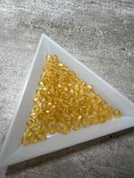 Glasschliffperle - Farbe Bernstein / 4 mm (neu)