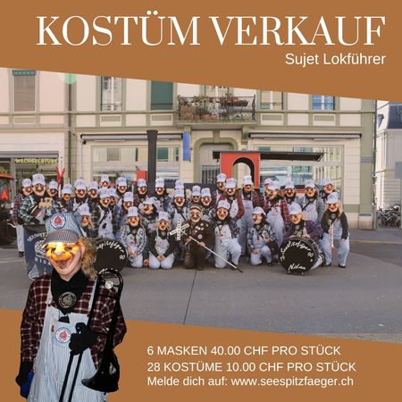 Kostüme zu verkaufen!  Von der GM Seespitzfäger Nidau