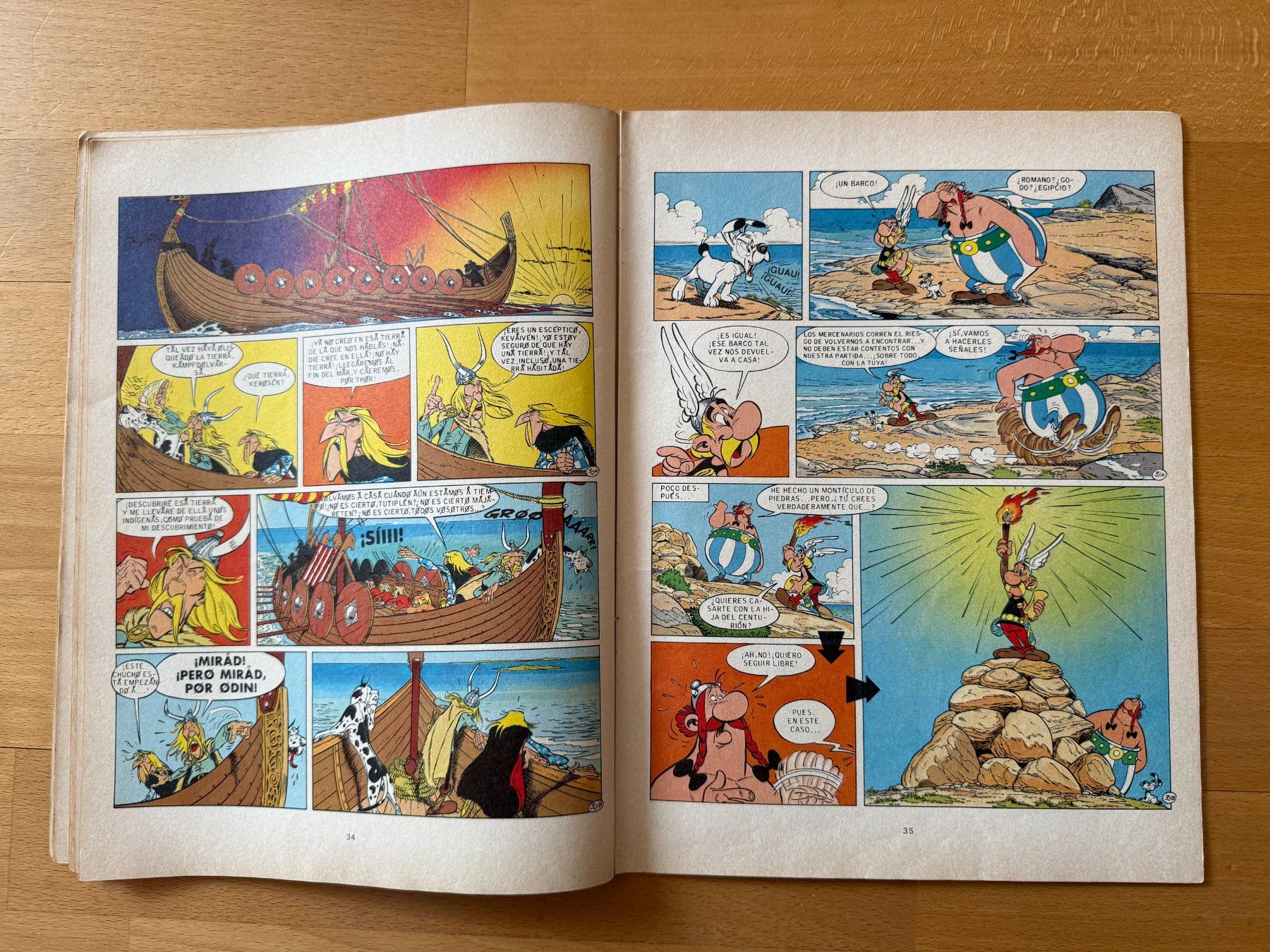 Fumetti: Asterix auf Spanisch La gran Travesia  1977 – Usato da Subingen venduto da ArtBead 8