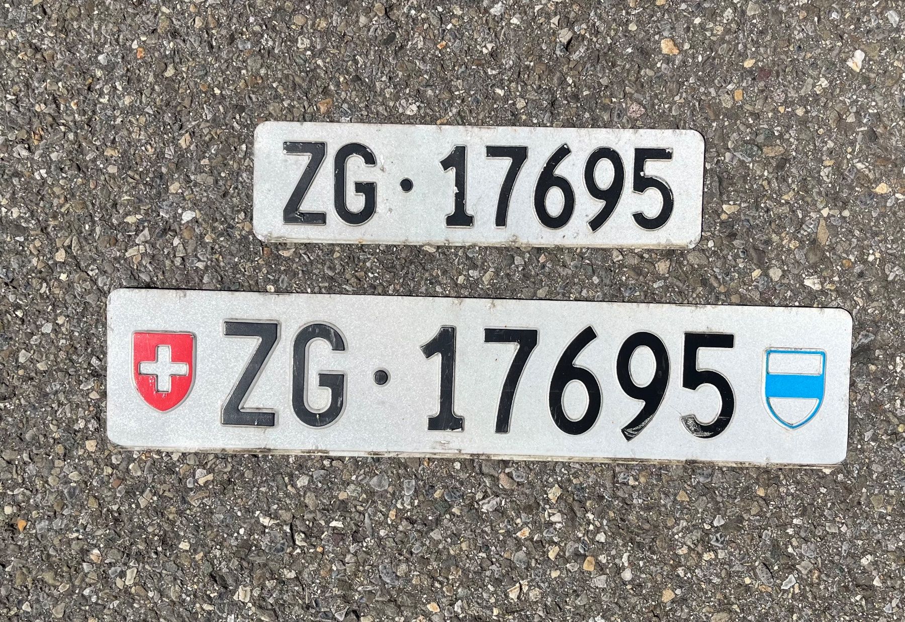 Ecriteaux: Autonummer ZG17695 – Neuf avec emballage d'origine à Cham par Srickli01