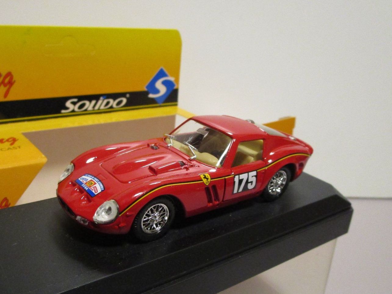 Ferrari Modellautos: SOLIDO FERRARI 250 GTO 1963 - 1902 – Neu und originalverpackt aus Chêne-Bourg von breno56 1