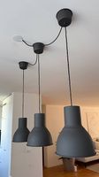 IKEA HEKTAR Pendelleuchten 3er-Set dunkelgrau Ø22 cm
