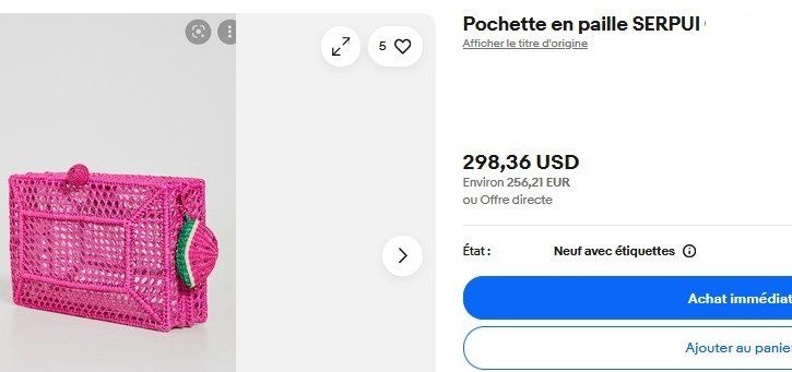 Borse da donna: SERPUI Tasche / sac – Usato da Collonges venduto da arashee 2
