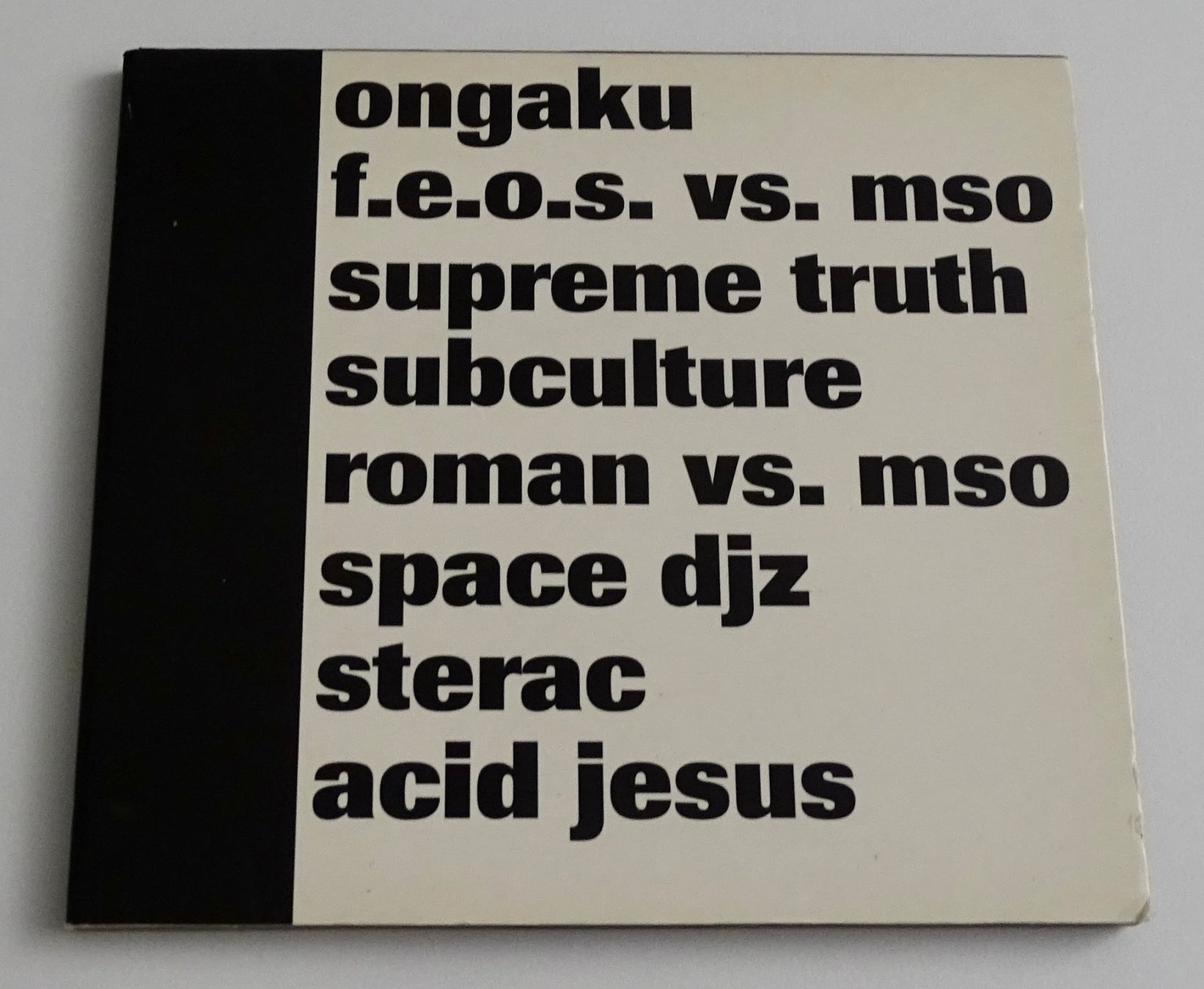 CD: Ongaku CD One Compilation Old School Frankfurt Techno – Usato da Gwatt (Thun) venduto da samojede67