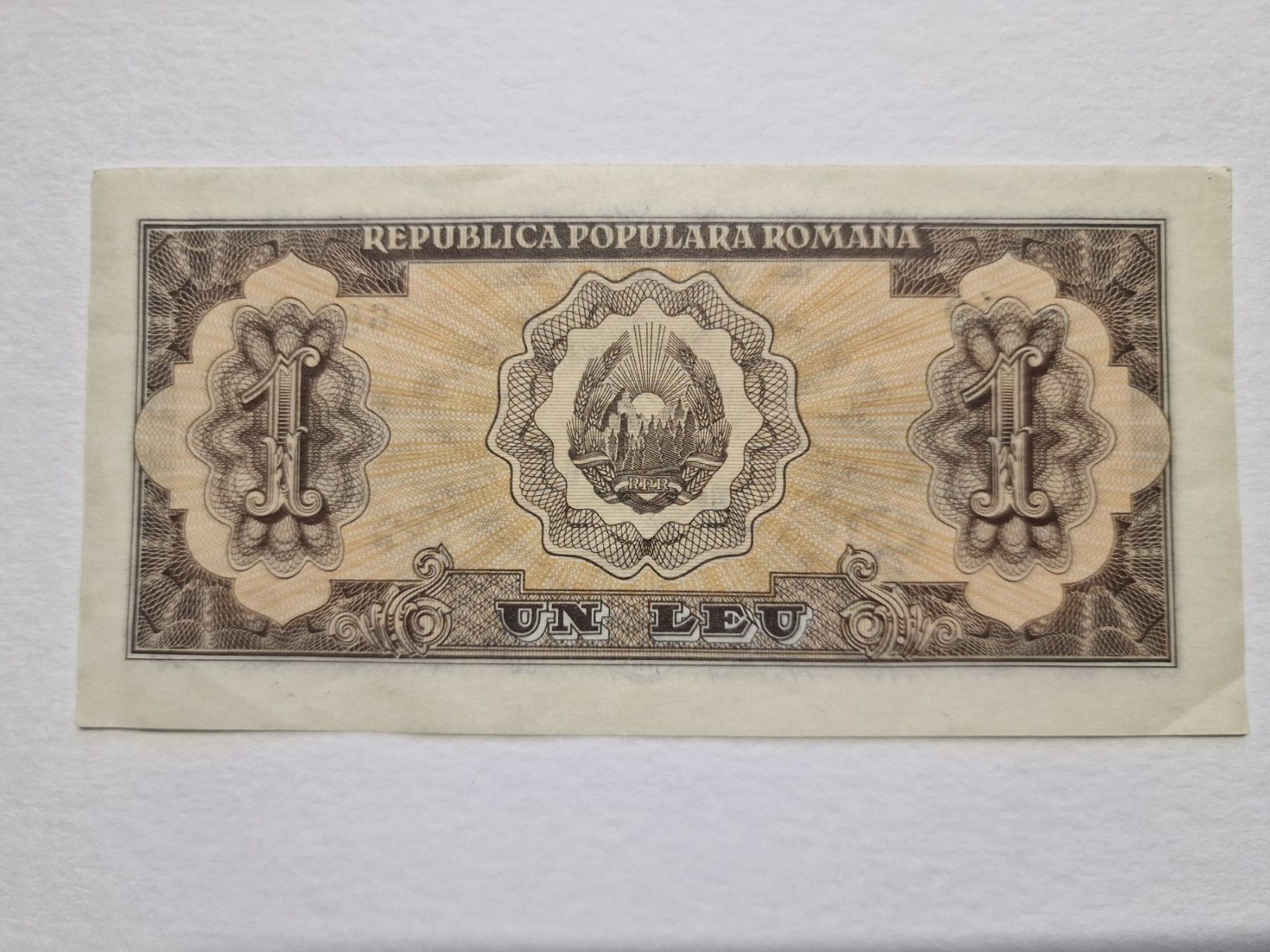 Banconote: Romänien 1- Leu. – Usato da Zürich venduto da Moreira01 1