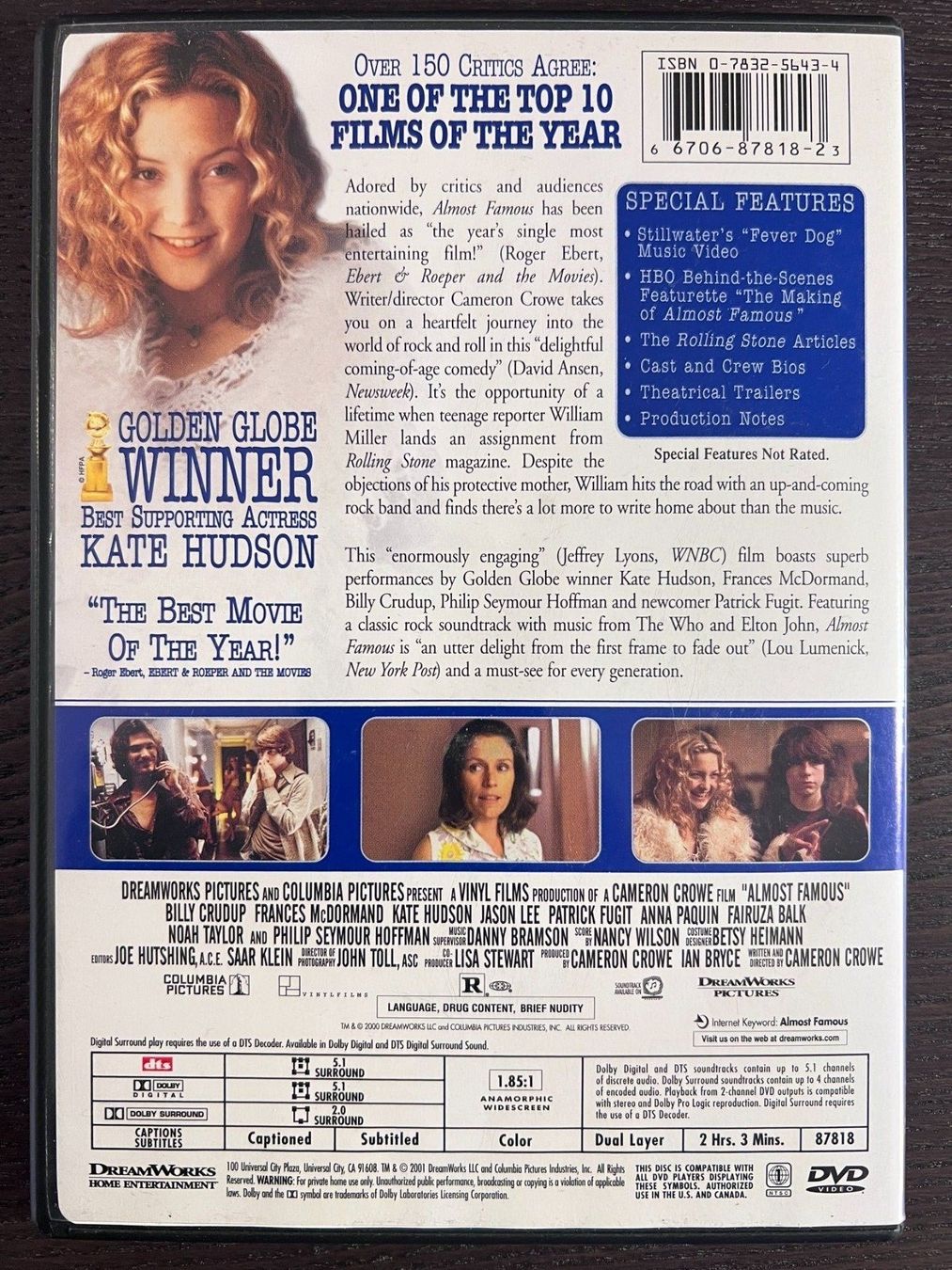 Alle DVDs: Almost Famous (Englisch) – Gebraucht aus Zürich von FilmFreunde 1