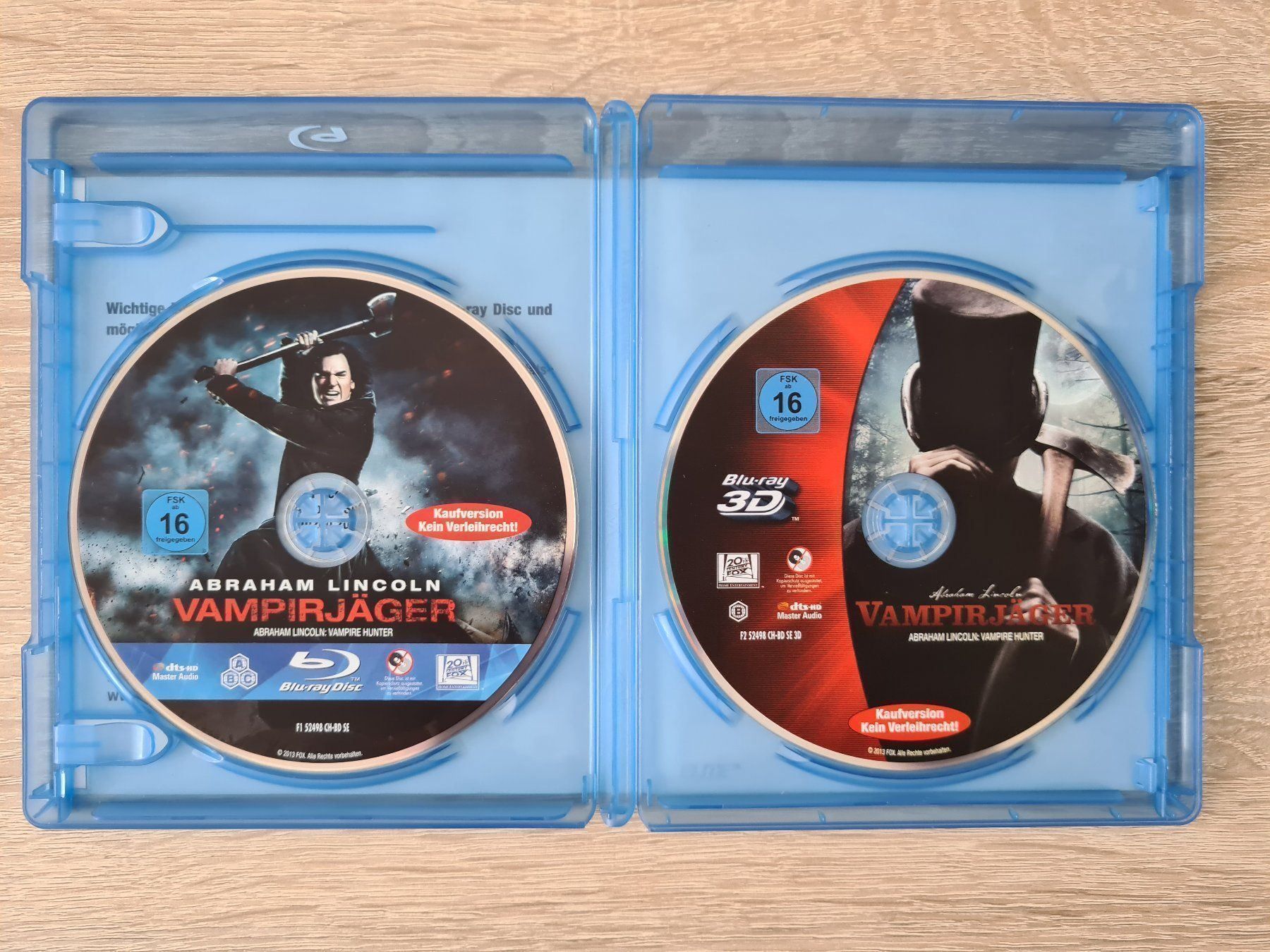 Tous les DVDs: Vampirjäger 3D (2 Disk) - Blu-ray – D'occasion à Carouge GE par Franllo 3
