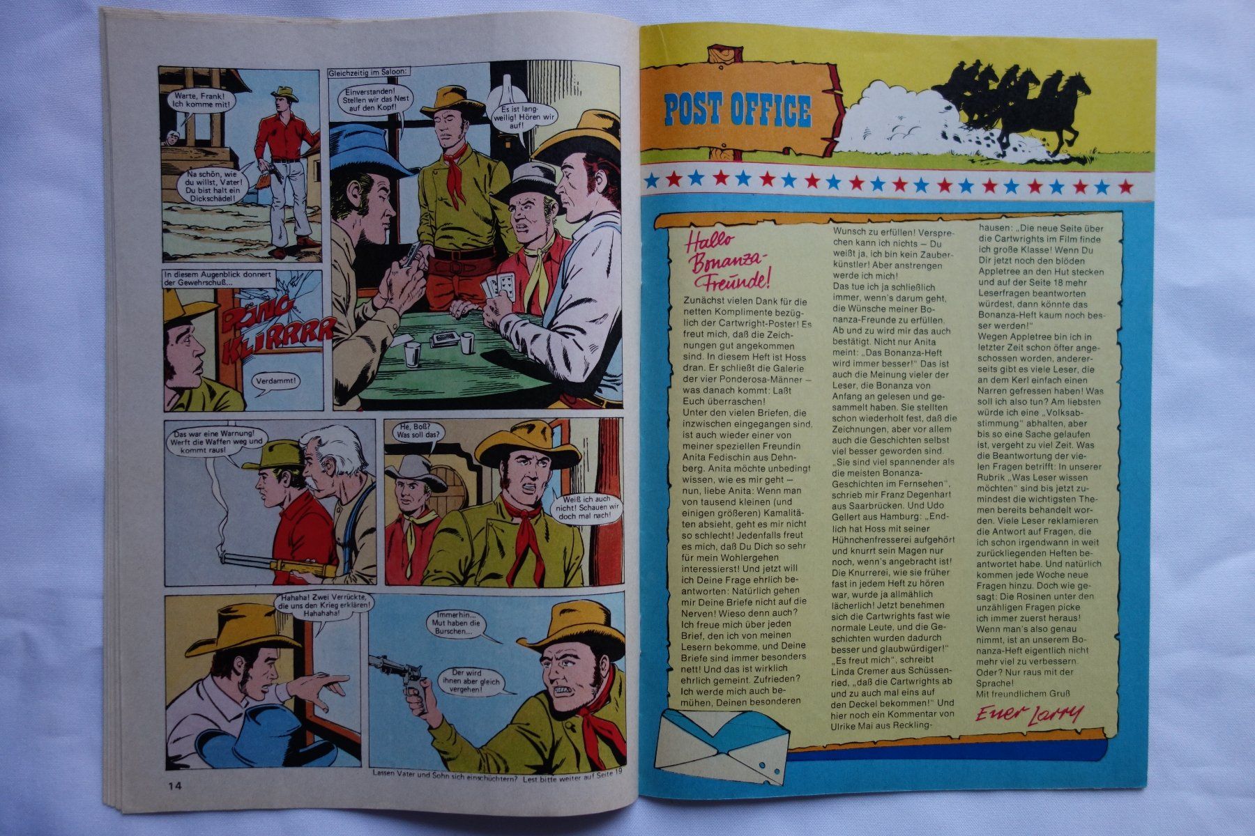 Fumetti: BONANZA - Nr. 94 - Gratis Versand ! – Usato da Luzern venduto da ron_35 3