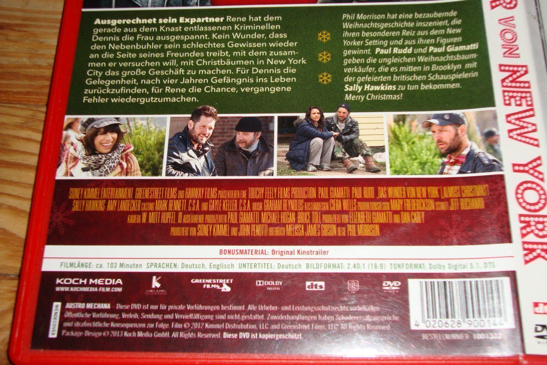 Tous les DVDs: Das WUNDER VON NEW YORK - DVD – D'occasion à Bern par carola31 1