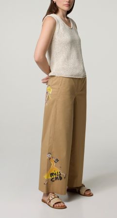 CAMBIO x LILLI GRILL Hose mit weitem Bein CLEMENTINE G.34