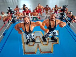 WWE WWF Bushwhackers Butch & Luke Tag Team Figures Set