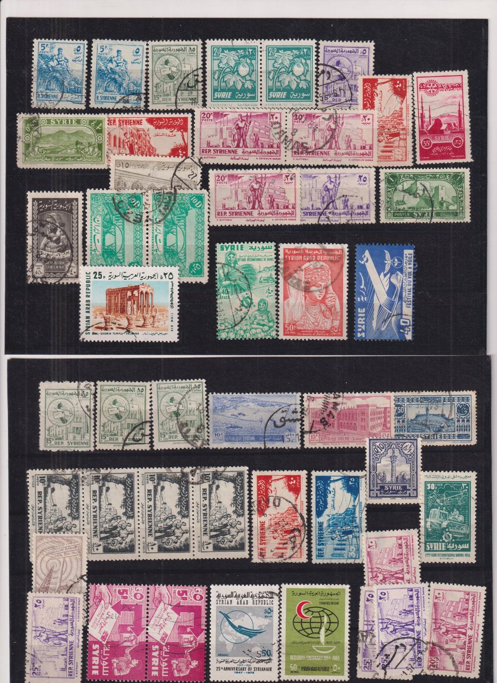 Alle Briefmarken: SYRIE altes Lot !! Selten !! – Gebraucht aus Bibern SH von Heinibuehrer