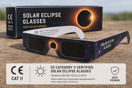 Solar Eclipse Glasses - CE Category II certified