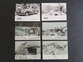 6 fiches AUDI, Museum mobile, Auto-Union, DKW 1000 SP