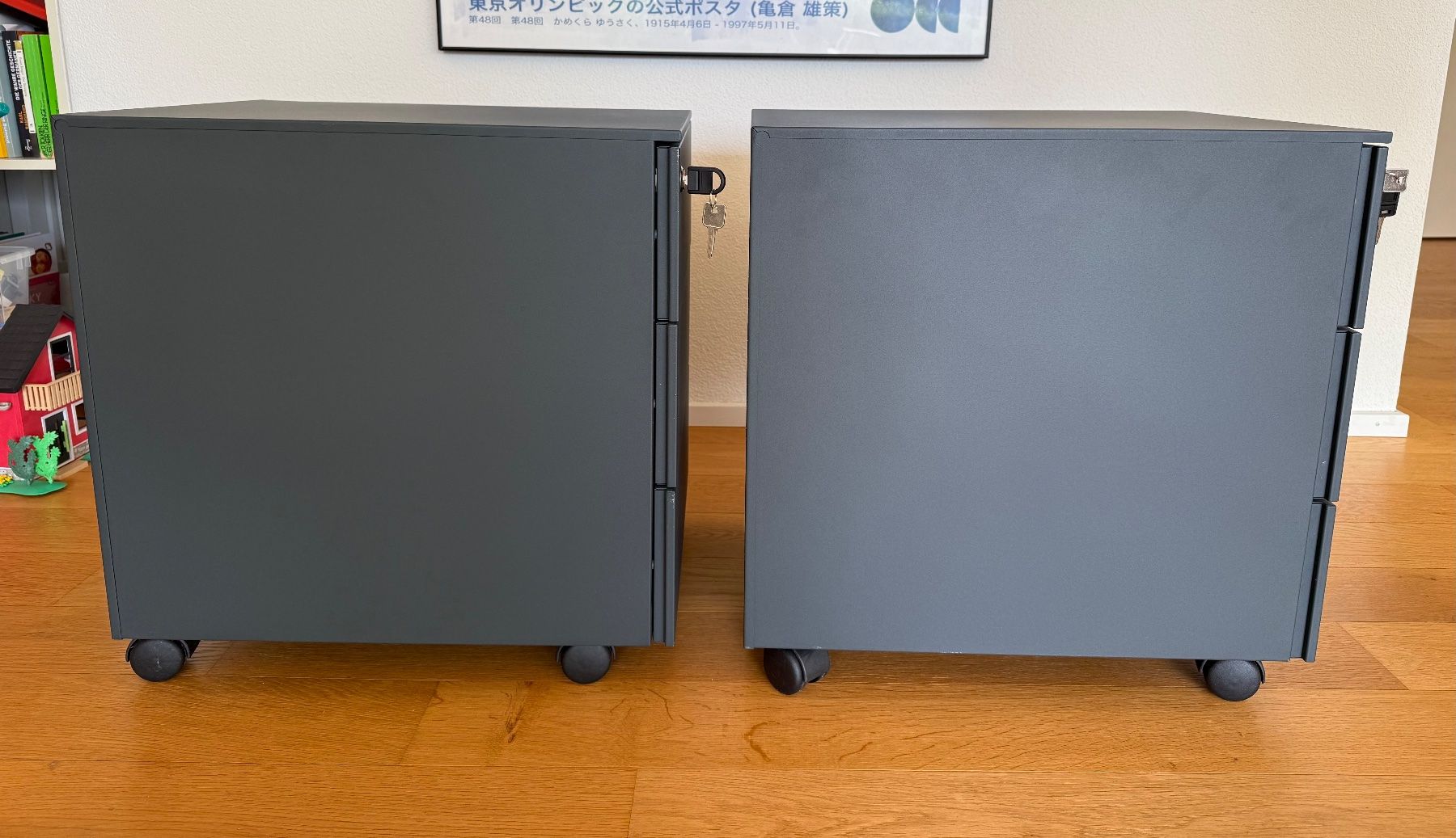 Banconi: Rollcontainer dieffebi, abschliessbar, anthrazit – Usato da Stallikon venduto da KFQC 2