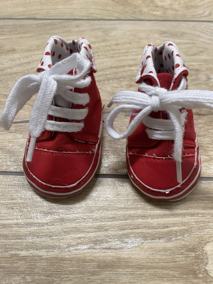 Schuhe für Mädchen: Rote Babyschuhe Größe 17 Orchestra – Gebraucht aus Miécourt von Dinedine9494 1